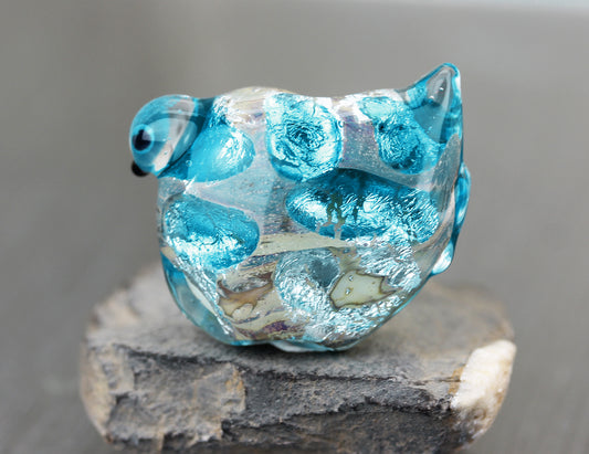 Perle Oiseau Sea Rocks dégradé bleu turquoise