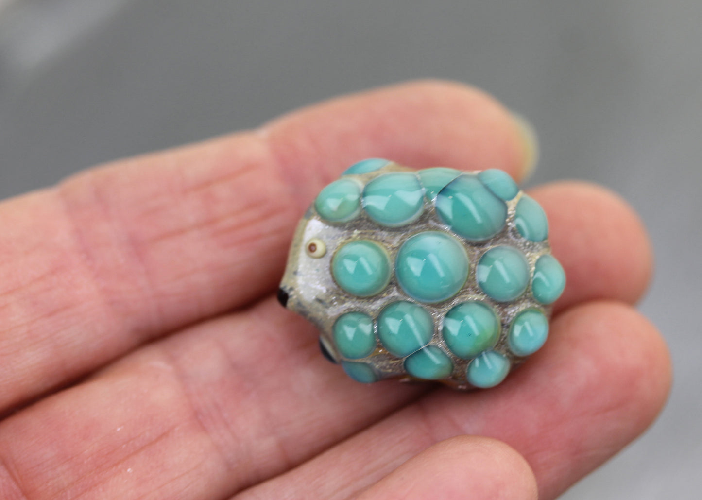 Turquoise Sea Rocks sheep Bead #0924133