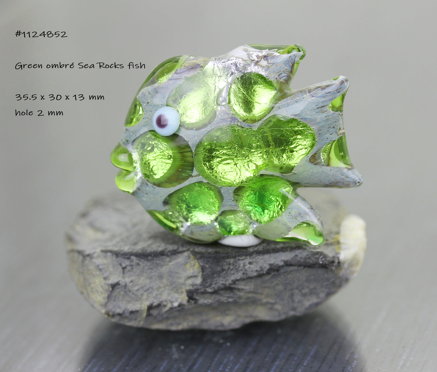 Perle Poisson verte Sea Rocks #1124852