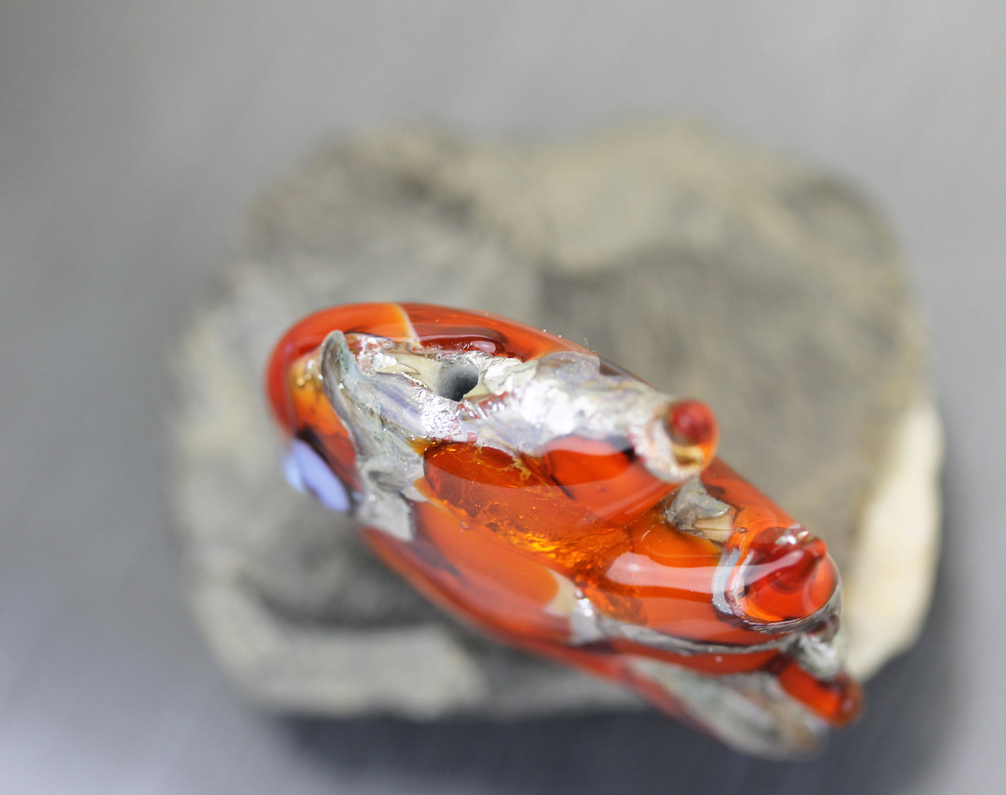 Grand poisson Sea Rocks orange feu  #1224789