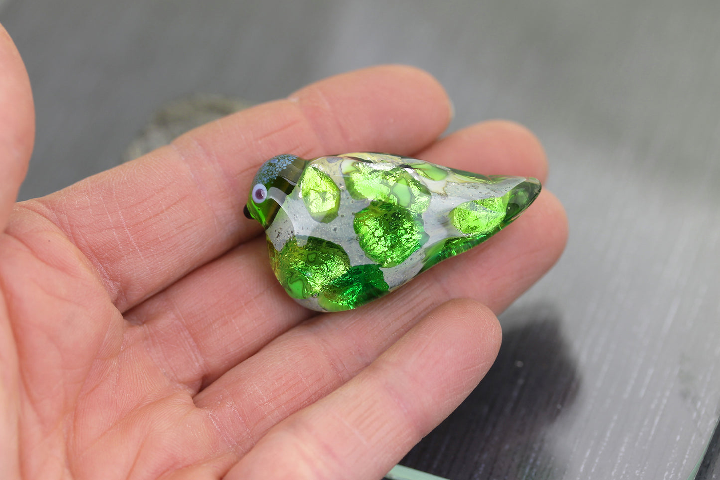 Perle oiseau Sea Rocks vert pomme #1224736