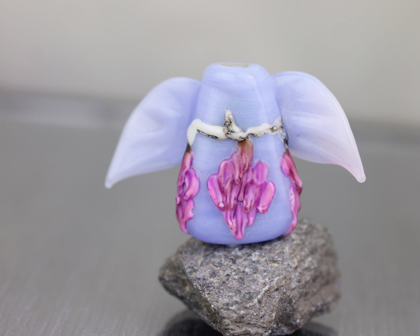 Perle Ange Glycine rose et bleue #2511002