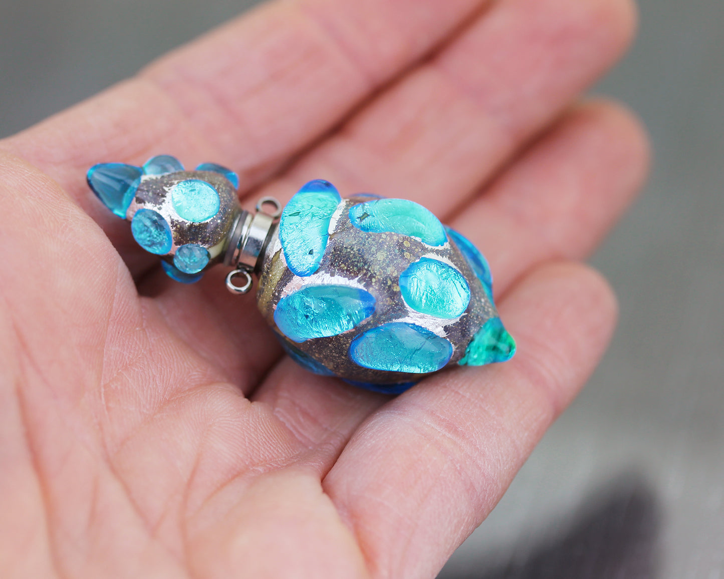 Flacon-bijou Bleu Turquoise Sea Rocks #2512215