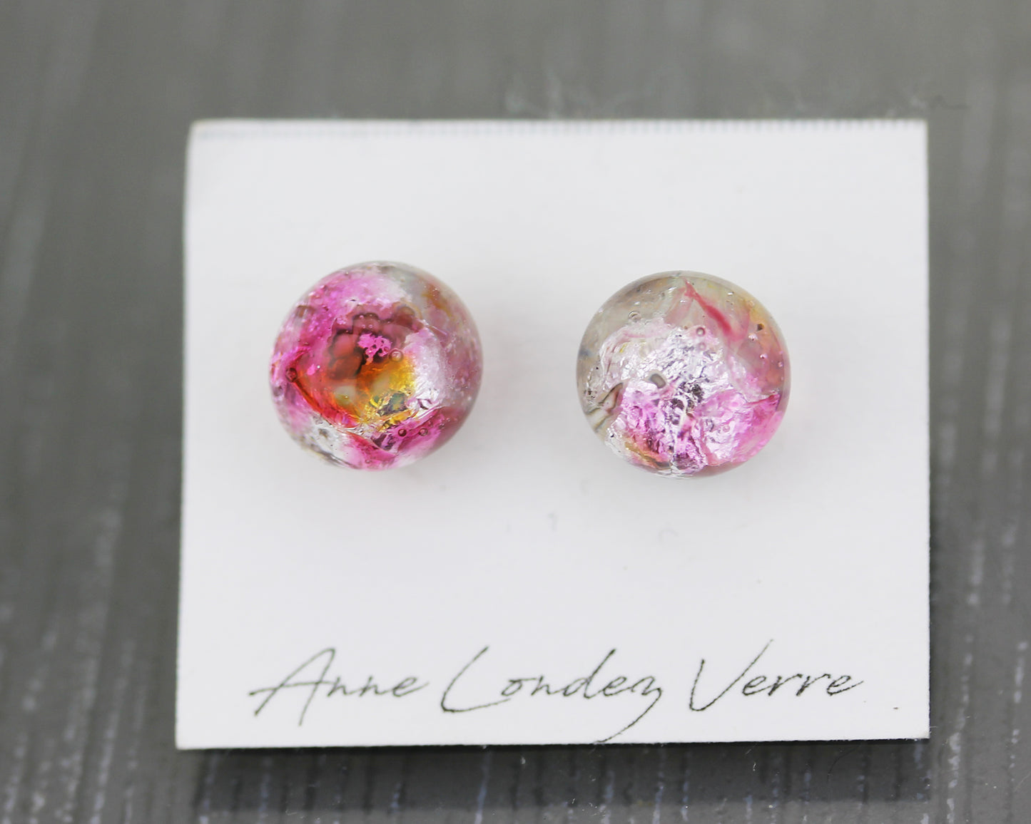 Clous d'oreilles Sea Rocks Roses