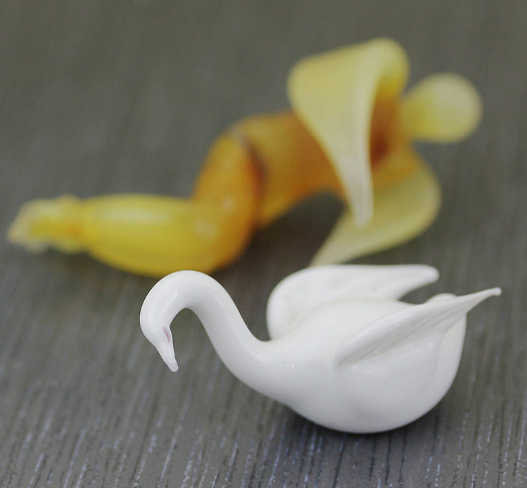 filage de figurines en verre au chalumeau animaux personnages